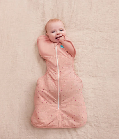 LOVE TO DREAM SWADDLE UP SLEEPING BAG 2.5 TOG | PEBBLES ROSE
