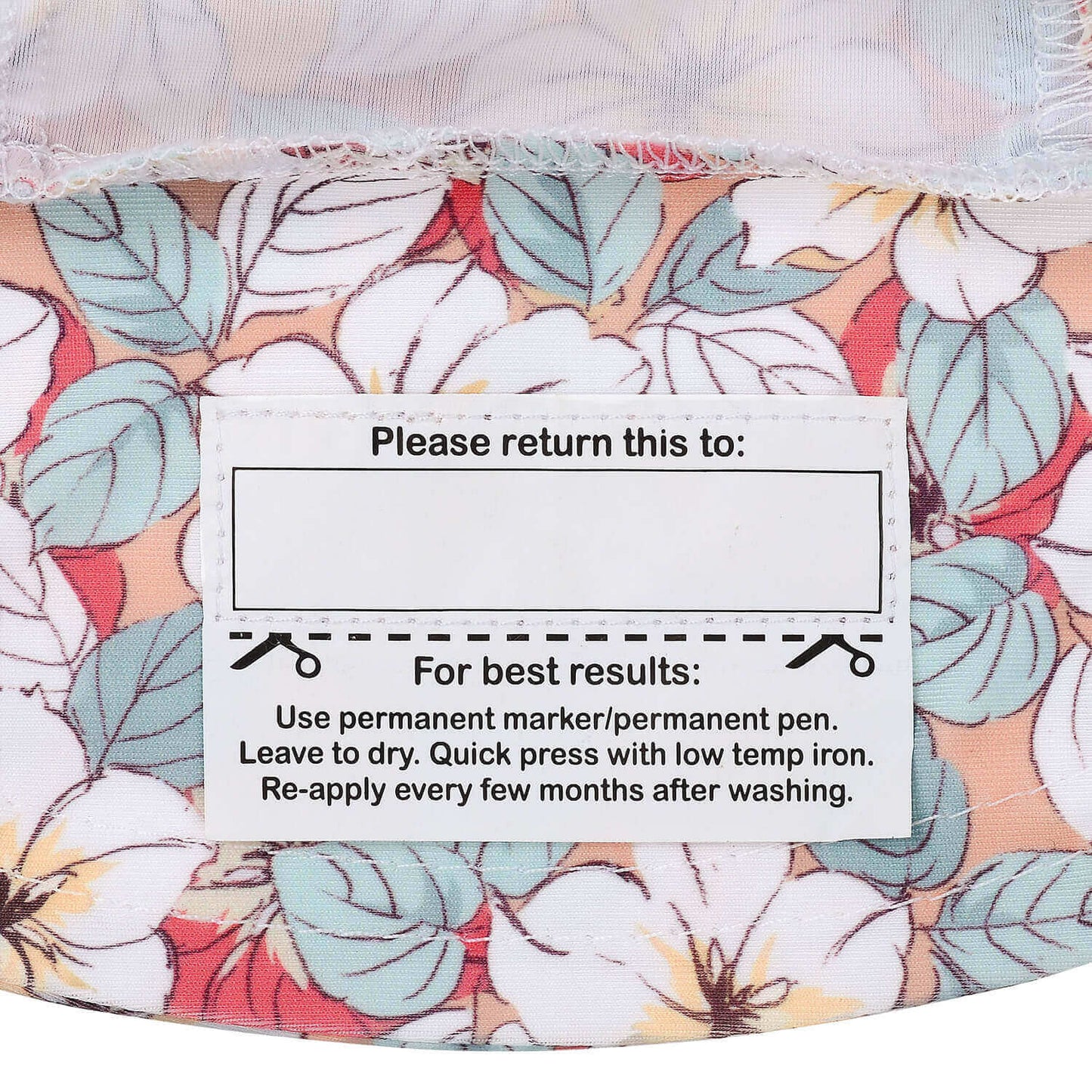 BEDHEAD SWIM LEGIONNAIRE FLAP BEACH HAT | HIBISCUS