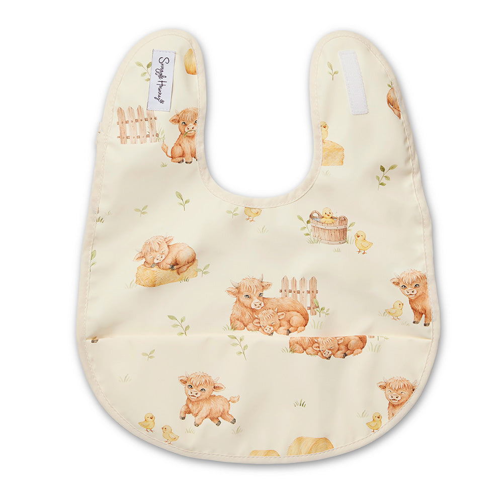 SNUGGLE HUNNY | SNUGGLE BIB | HIGHLAND COWS