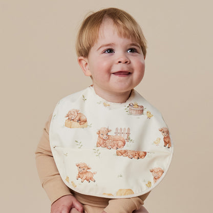 SNUGGLE HUNNY | SNUGGLE BIB | HIGHLAND COWS