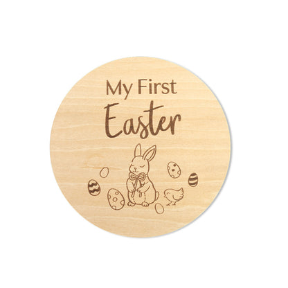 SNUGGLE HUNNY | WOODEN MILESTONE DISC | CHRISTMAS/EASTER