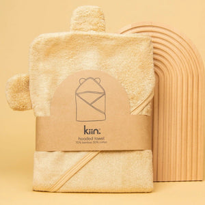 Hooded Bamboo Towel - Oat