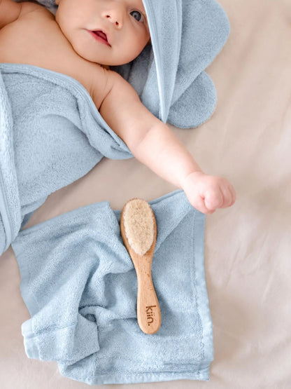 Kiin Hooded Bamboo Towel - Sky