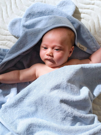 Kiin Hooded Bamboo Towel - Sky