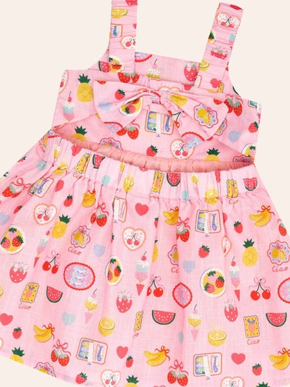 HUXBABY | TIE DRESS | BEACH CLUB PARADISE