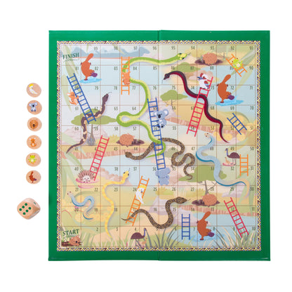 AUSSIE ANIMALS SNAKES AND LADDERS