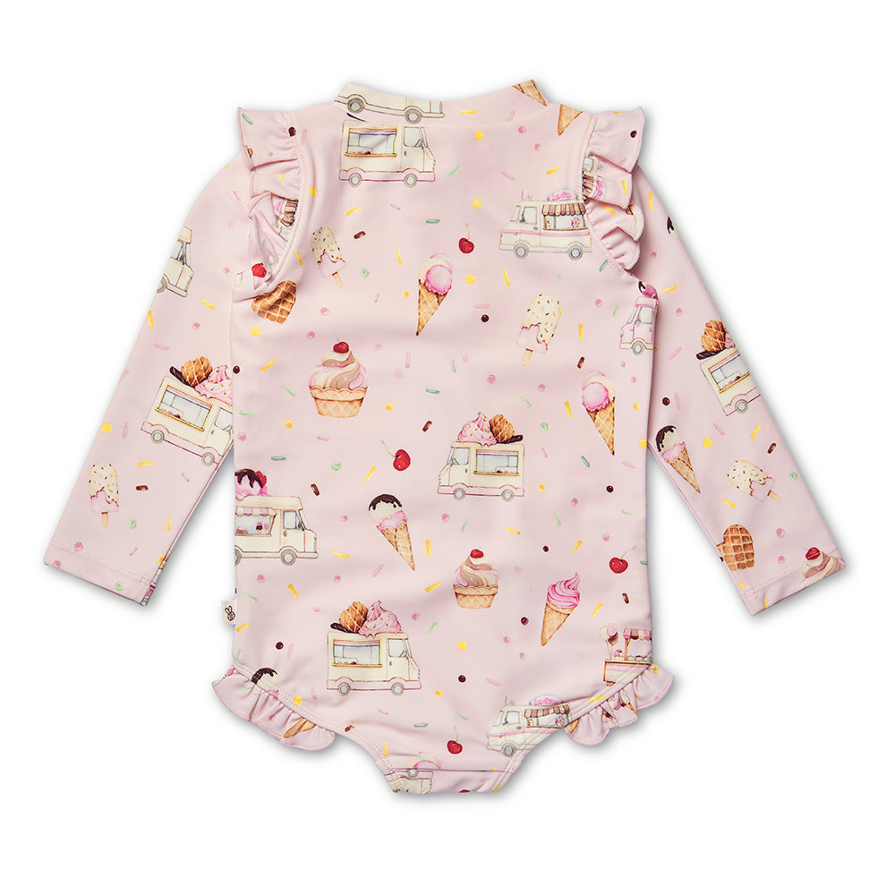 SNUGGLE HUNNY FRILL SWIMSUIT | ICE CREAMS