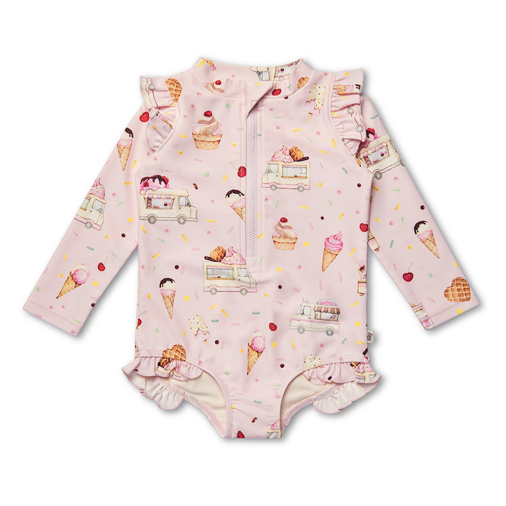 SNUGGLE HUNNY FRILL SWIMSUIT | ICE CREAMS