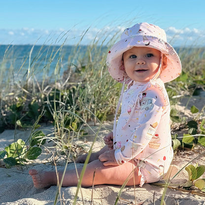 SNUGGLE HUNNY FRILL SWIMSUIT | ICE CREAMS