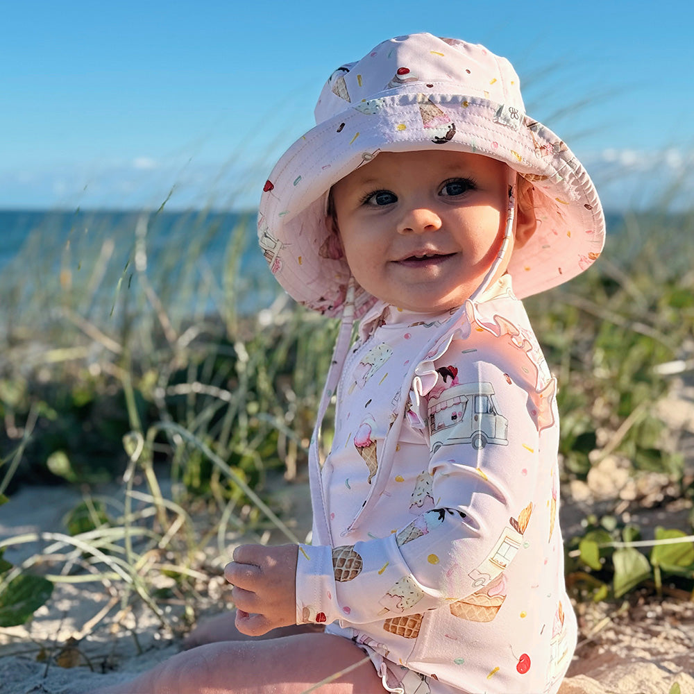 SNUGGLE HUNNY SWIM BUCKET HAT | ICE CREAMS