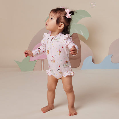 SNUGGLE HUNNY FRILL SWIMSUIT | ICE CREAMS
