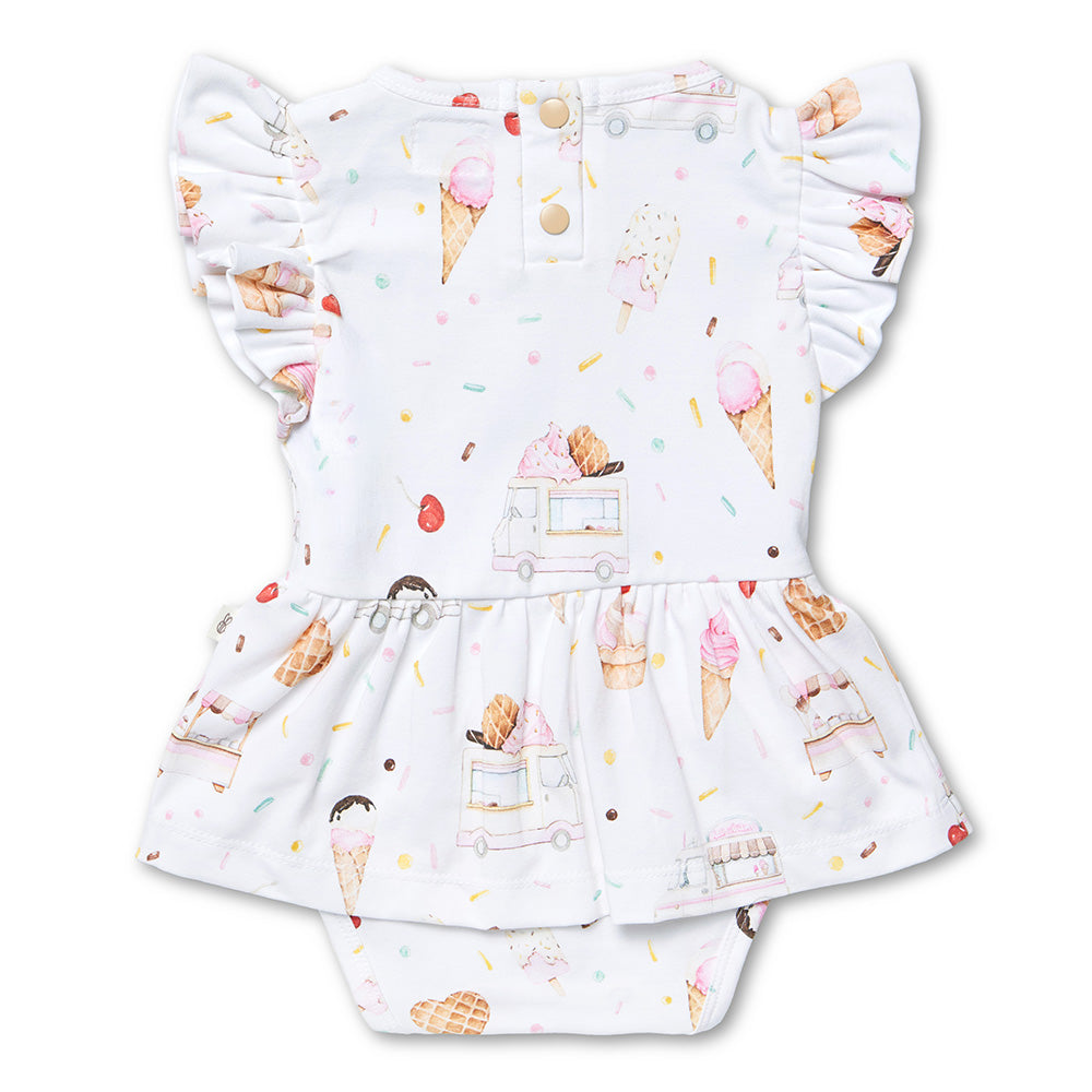 SNUGGLE HUNNY | SHORT SLEEVE DRESS | ICE CREAMS