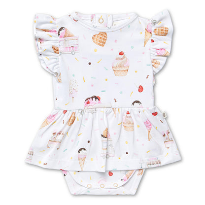 SNUGGLE HUNNY | SHORT SLEEVE DRESS | ICE CREAMS