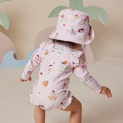 SNUGGLE HUNNY SWIM BUCKET HAT | ICE CREAMS