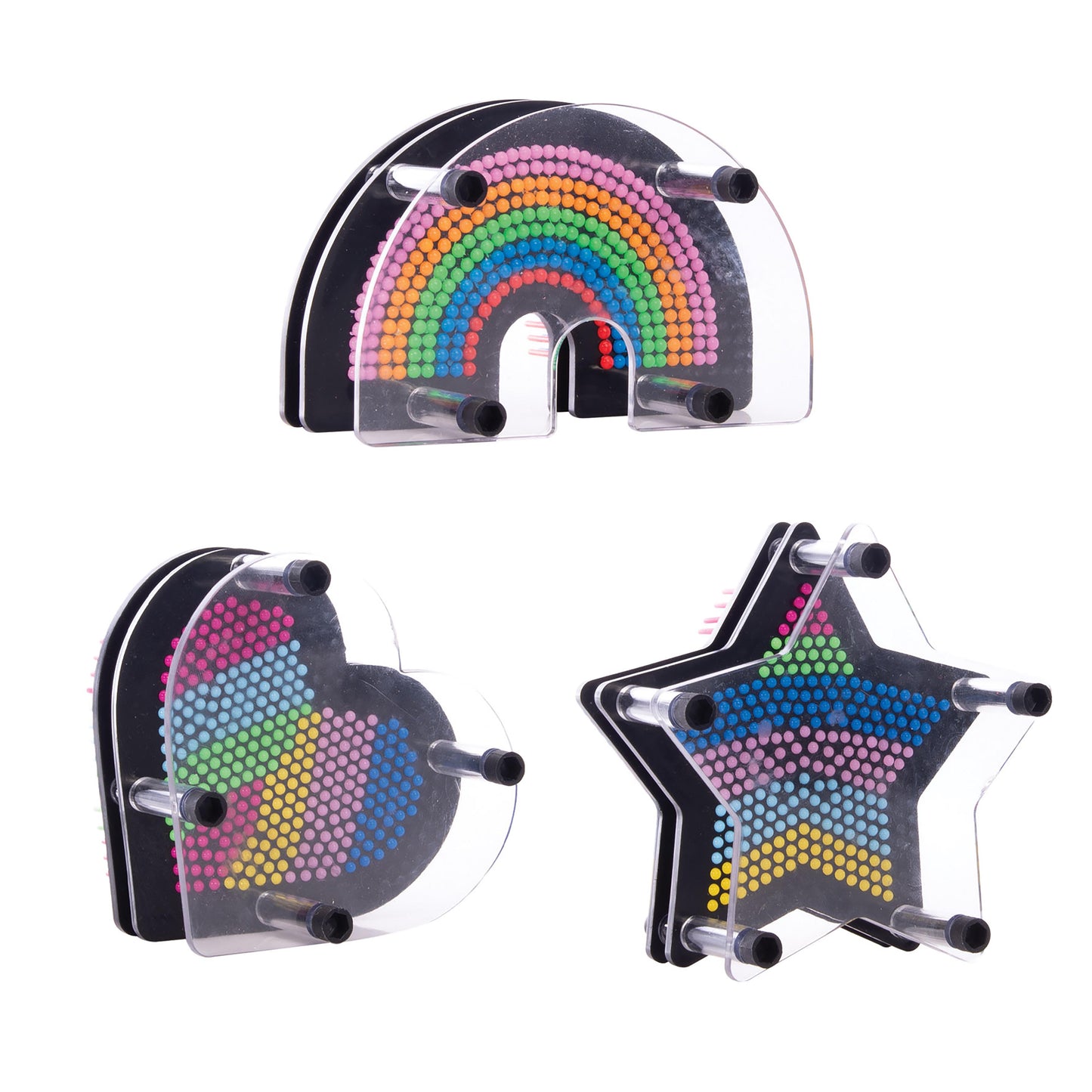 DISCOVERY ZONE MINI RAINBOW PIN ART