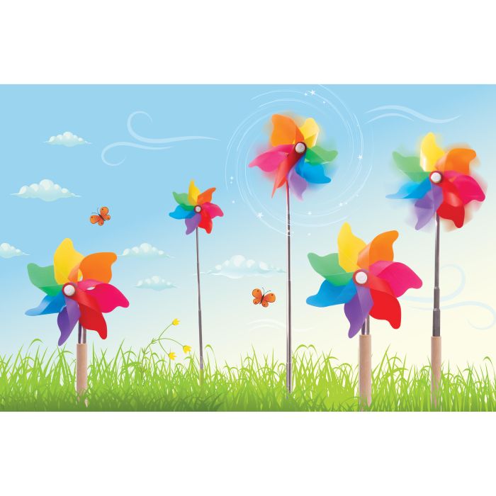 Discovery Zone Telescopic Whirly Gigs Multi-Coloured