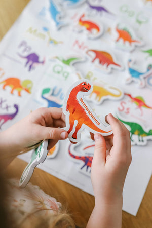 Curious Columbus Magnetic Dinosaurs and Letters