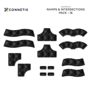 Connetix Tiles - 16 Piece Ramps and Intersections Pack