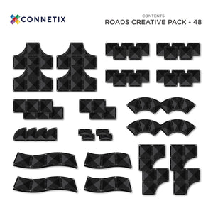 Connetix Tiles - 48 Piece Creative Roads