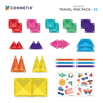 CONNETIX | TRAVEL MINI PACK | 32 PIECES