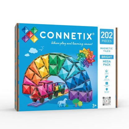 CONNETIX TILES | BRIGHT MEGA PACK | 202 PIECE