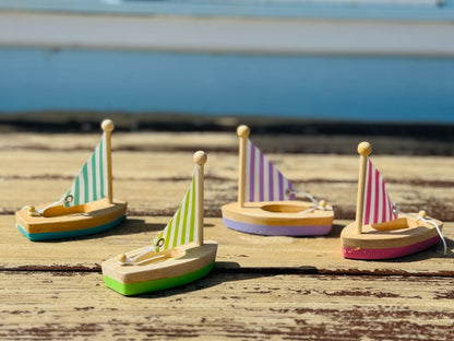 Wooden Toy Sailboat
