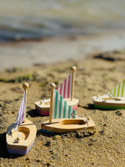 Wooden Toy Sailboat