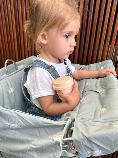 Bambella Designs Universal Padded Trolley Liner - Sage Sunshine