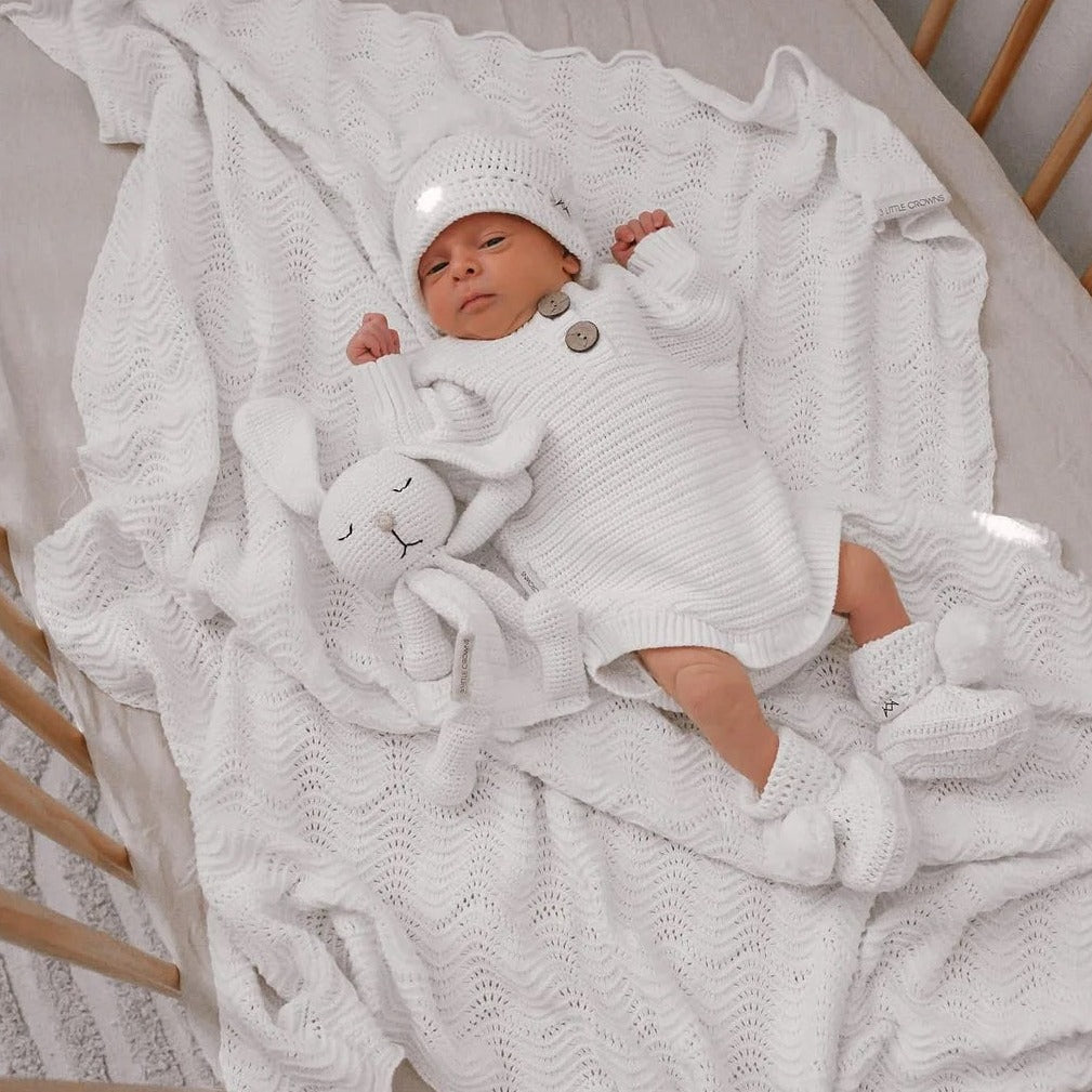 3 little crowns blanket - angus and dudley