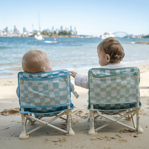 Izimini Baby Chair - Harper Blue Check