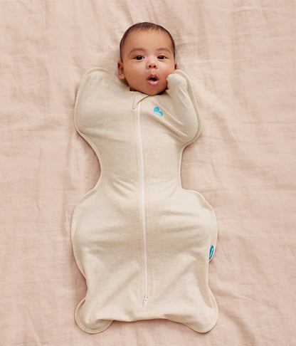 LOVE TO DREAM SWADDLE UP SLEEPING BAG 1.0 TOG | OATMEAL