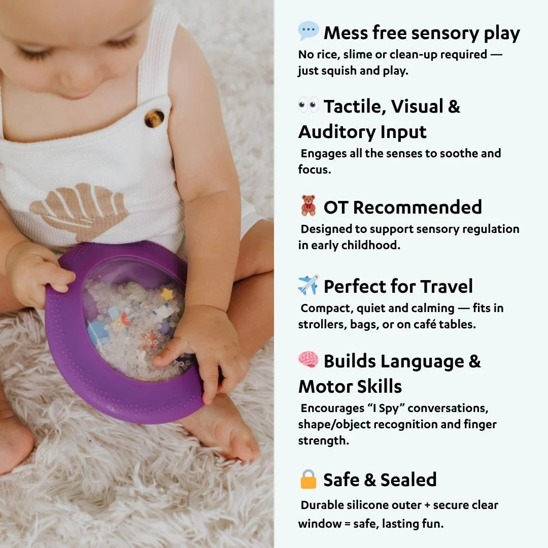JELLYSTONE PEEKABOO SENSORY BAG | DINO