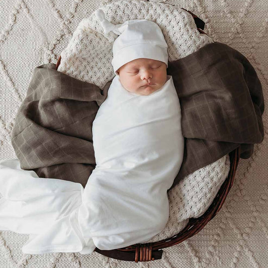 snuggle hunny baby wrap - angus and dudley