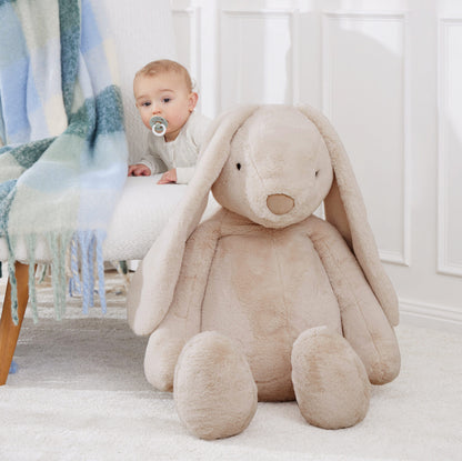 JIGGLE AND GIGGLE GIANT SOFT TOY BUNNY | BEIGE
