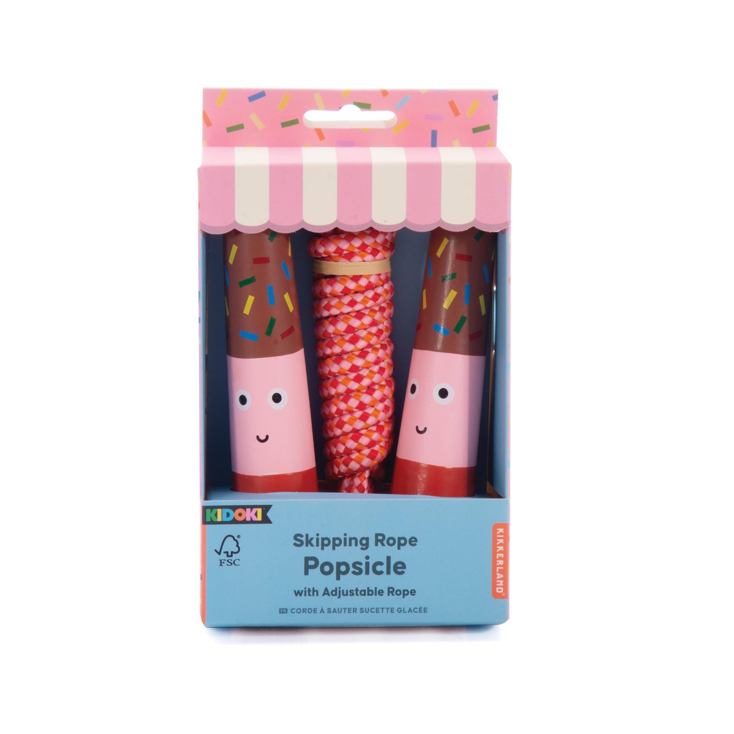 Kikkerland Kidoki Popsicle Skipping Rope Multi-Coloured