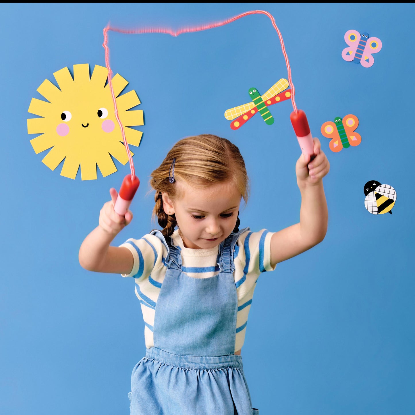 Kikkerland Kidoki Popsicle Skipping Rope Multi-Coloured