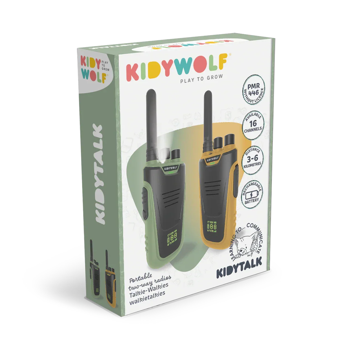 KIDYWOLF KIDYTALK | LONG RANGE WALKIE TALKIE