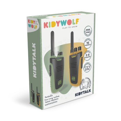 KIDYWOLF KIDYTALK | LONG RANGE WALKIE TALKIE