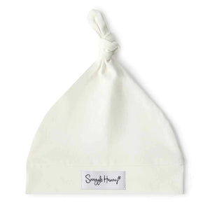 Snuggle Hunny Knotted Beanie Hat - Milk