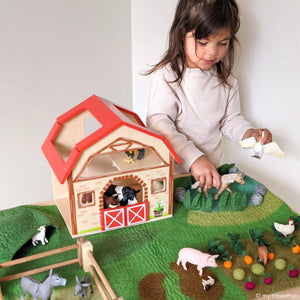 Tara Treasures Large Farm Playmat