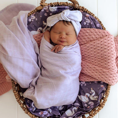 Snuggle Hunny Organic Cotton Muslin Wrap - Lavender