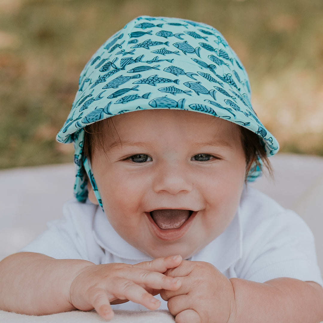 Bedhead Legionnaire Flap Sunhat - Fish