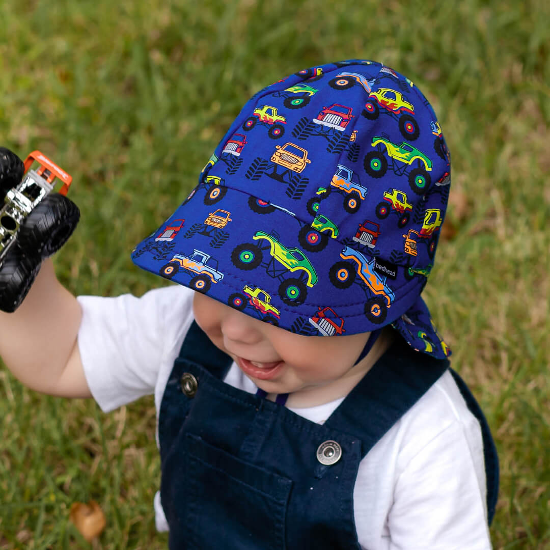 BEDHEAD BABY LEGIONNAIRE FLAP SUNHAT | MONSTERTRUCK
