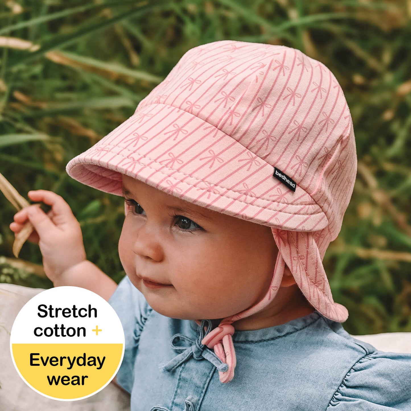 BEDHEAD BABY LEGIONNAIRE FLAP SUNHAT | BALLERINA