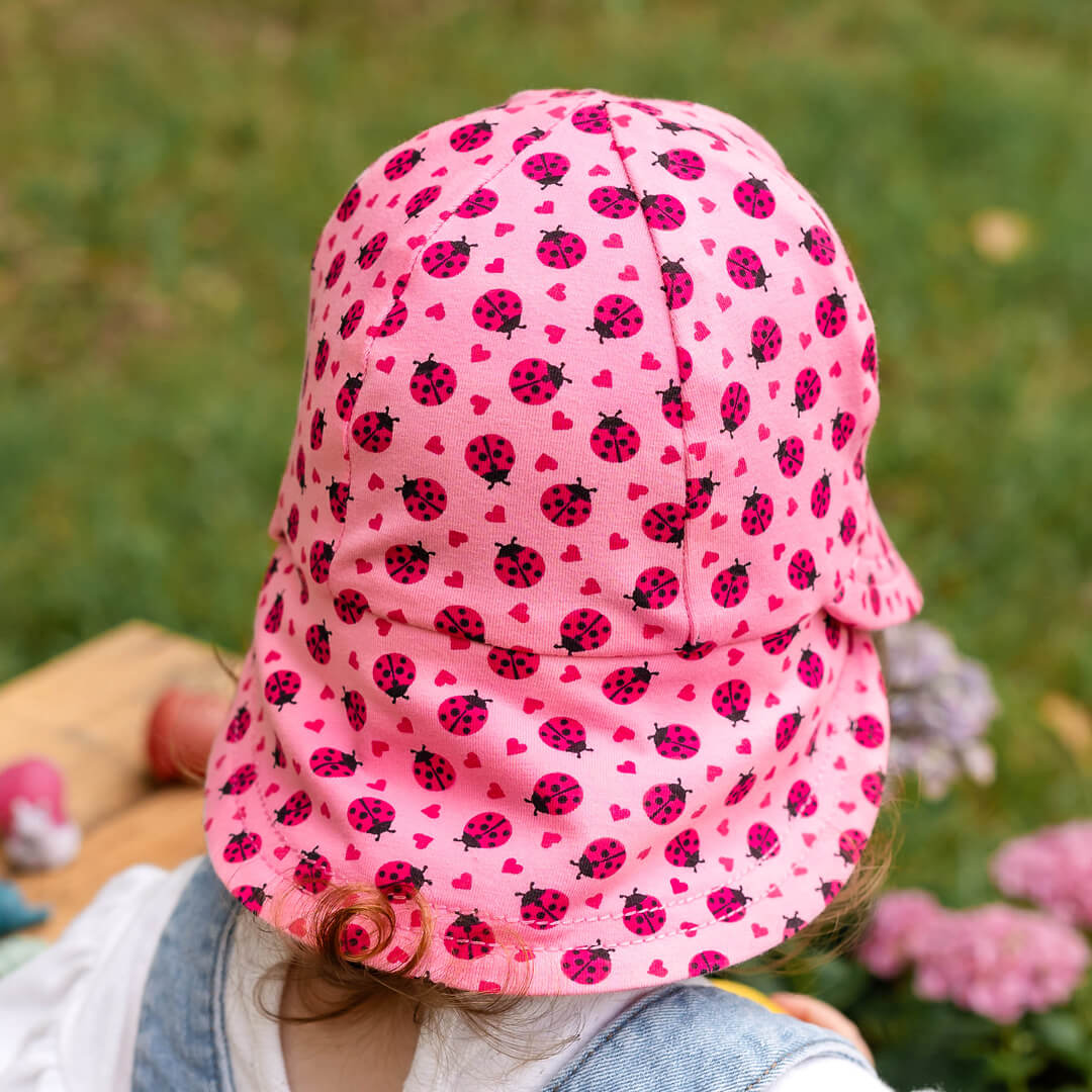 BEDHEAD BABY LEGIONNAIRE FLAP SUNHAT | LADYBUG