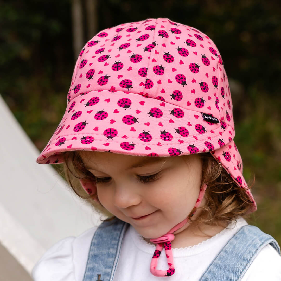 BEDHEAD BABY LEGIONNAIRE FLAP SUNHAT | LADYBUG