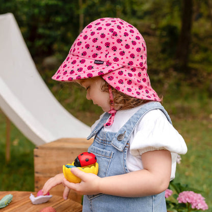 BEDHEAD BABY LEGIONNAIRE FLAP SUNHAT | LADYBUG