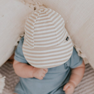 Bedhead Legionnaire Flap Sunhat - Natural Stripe