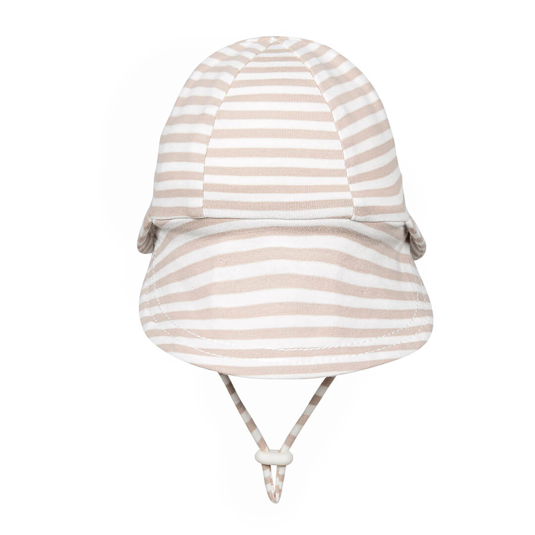 BEDHEAD BABY LEGIONNAIRE FLAP SUNHAT | NATURAL STRIPE