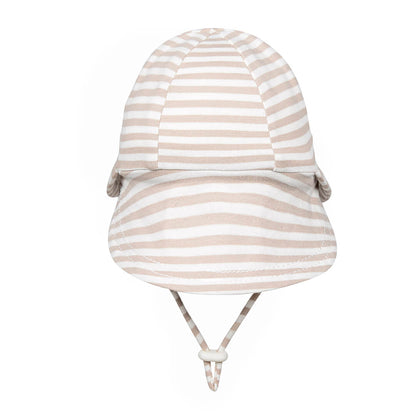 BEDHEAD BABY LEGIONNAIRE FLAP SUNHAT | NATURAL STRIPE